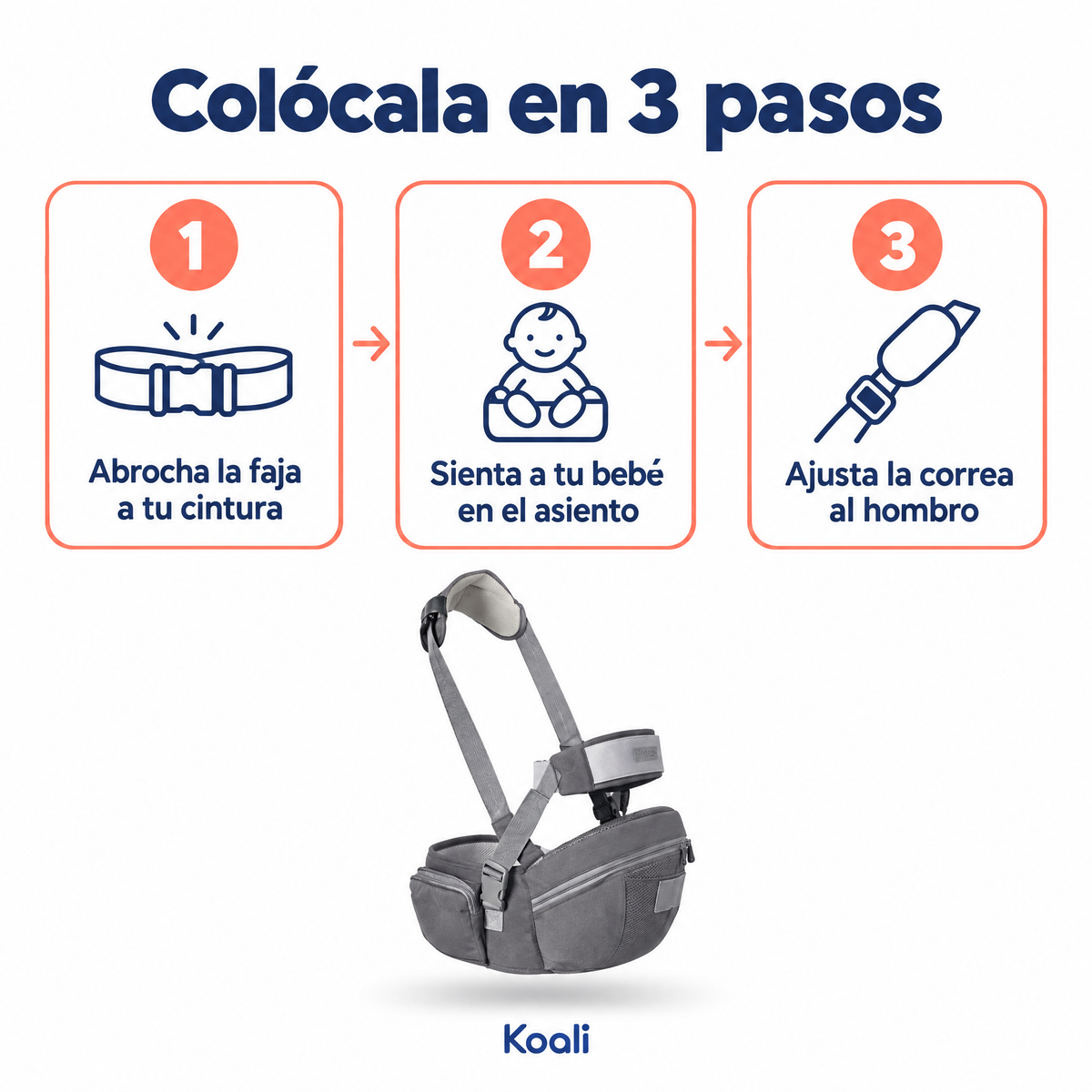 Portabebés de cadera